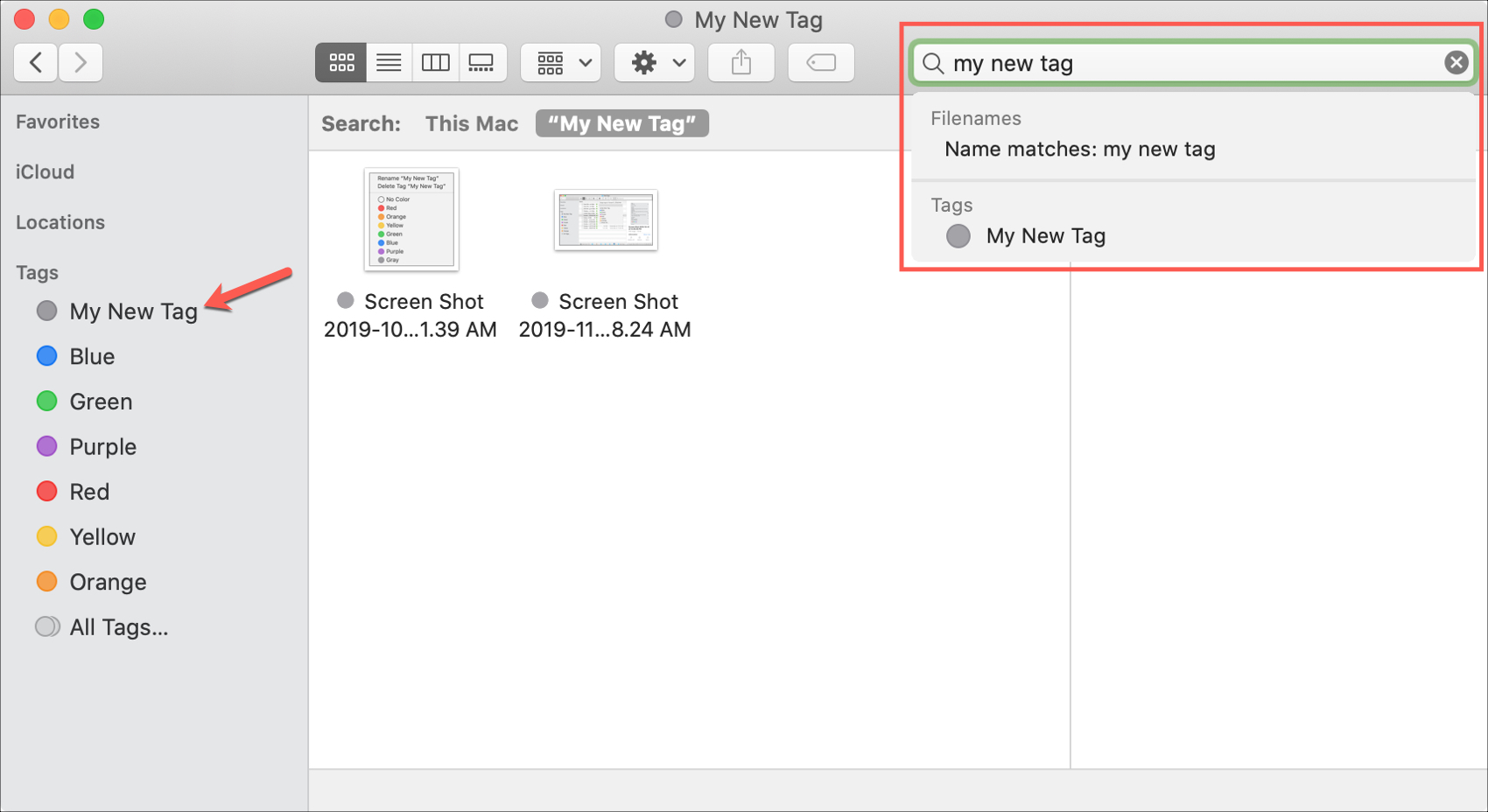 finder tags colors mac osx 2017